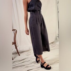 Joie Paloma Cropped Linen Pants